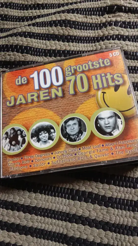 Kaset cd barat jadul isi 5 disc mulus