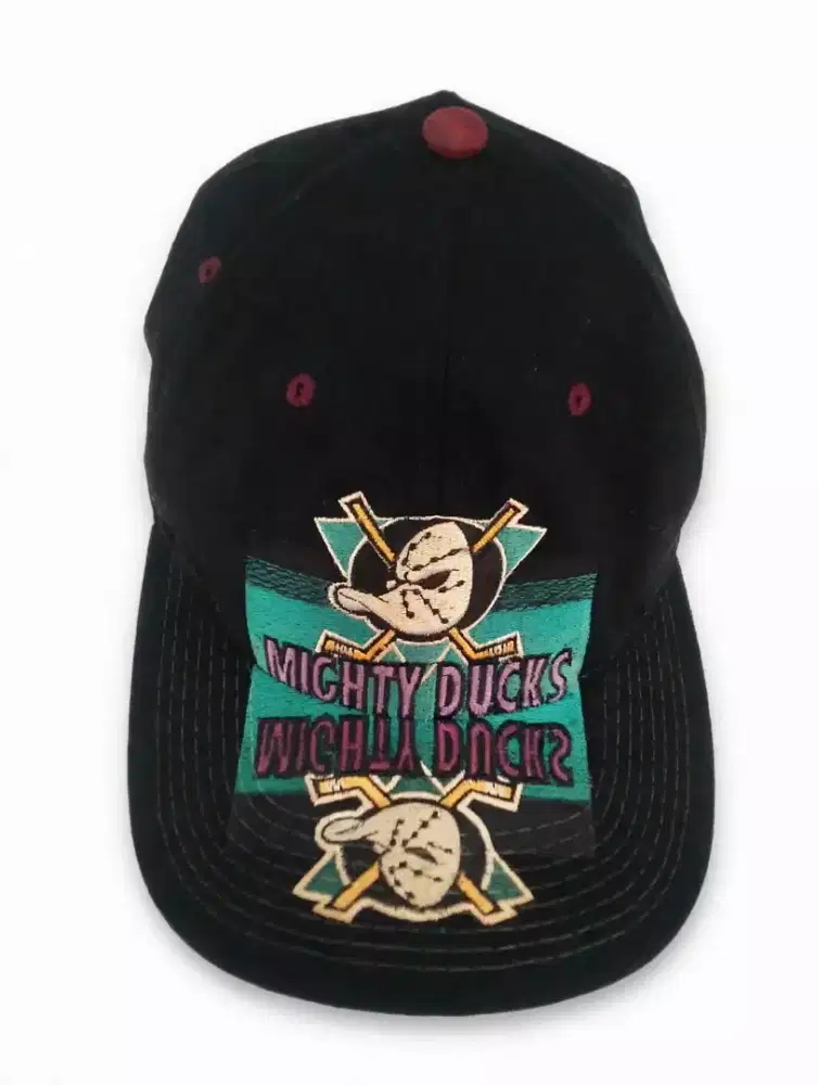 [Rare Collector Item] Topi Vintage 90s Starter Anaheim MightyDucks NHL