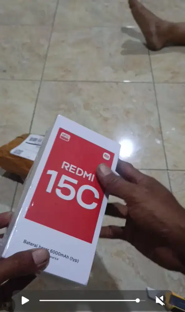 Redmi 15c ram 8gb  / 256gb kondisi baru buka dus