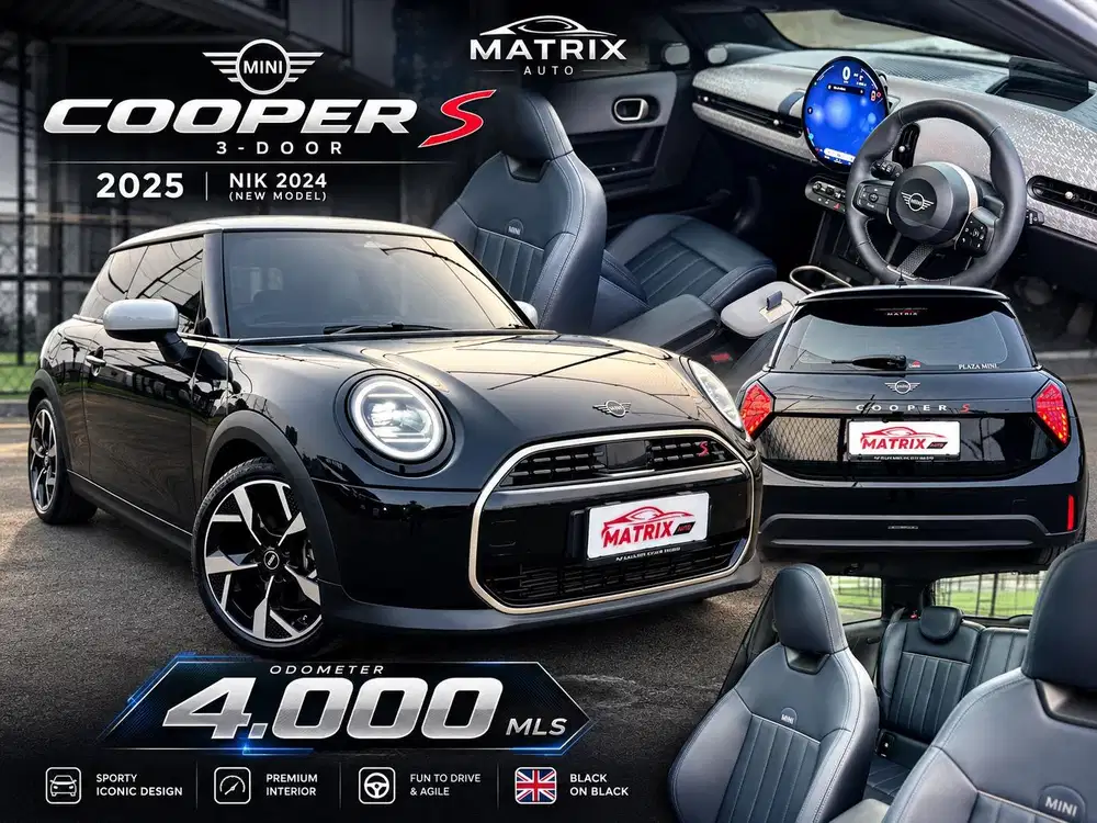 2024[4RBMILES]MINI COOPER S 3 DOOR (NEW MODEL)! MINI COOPER S ANTIK