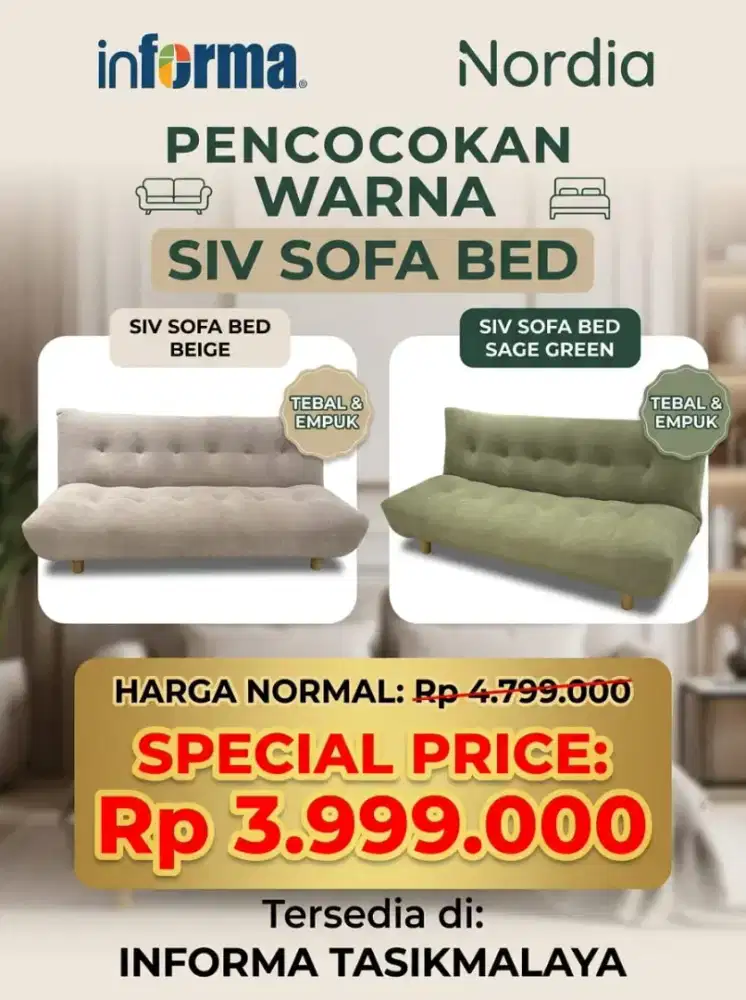 Informa Sofa bed SIV