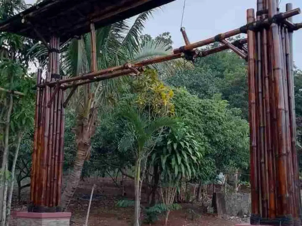DI JUAL CEPAT BU LAHAN KEBUN FULL DATAR SURAT SHM, AKSES JALAN MOBIL DAN SUDAH ASPAL DI CARIU BOGOR
