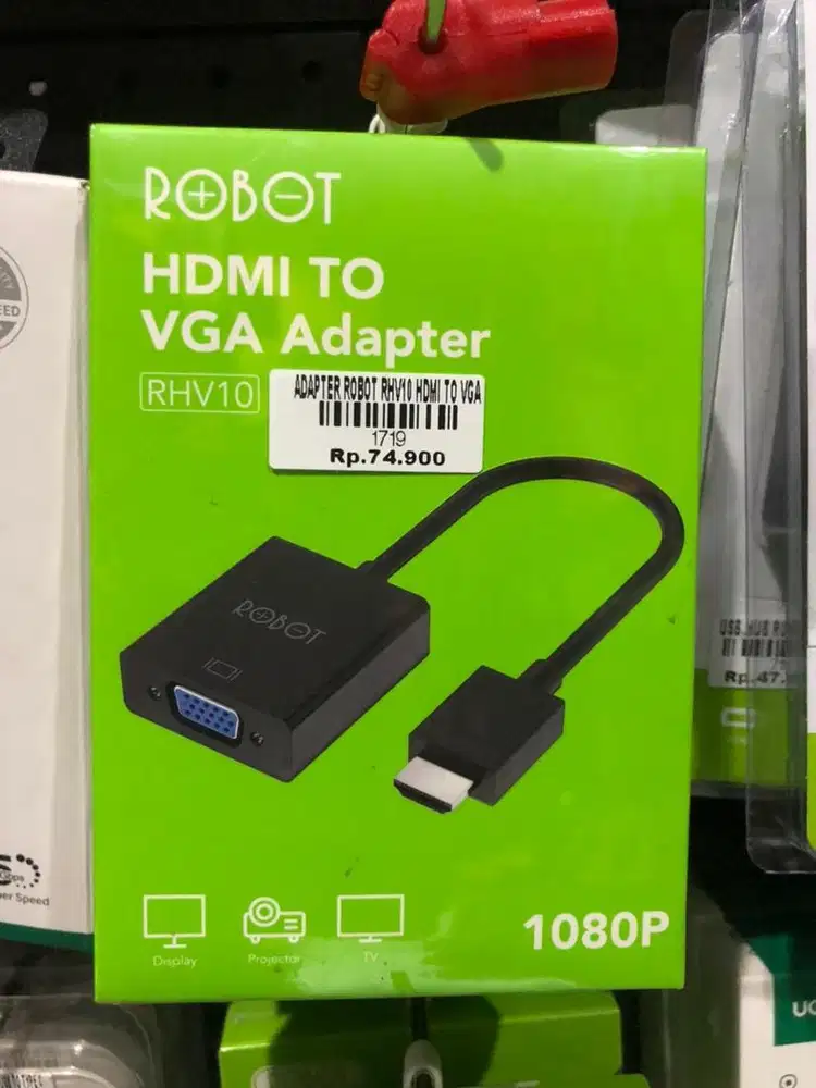 ADAPTER ROBOT RHV10 HDMI TO VGA | ATLANTIS DAHSYAT