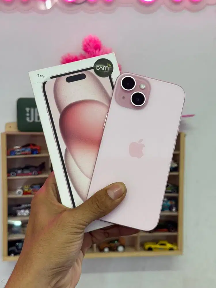Iphone 15 pink 256gb second mulus iBox