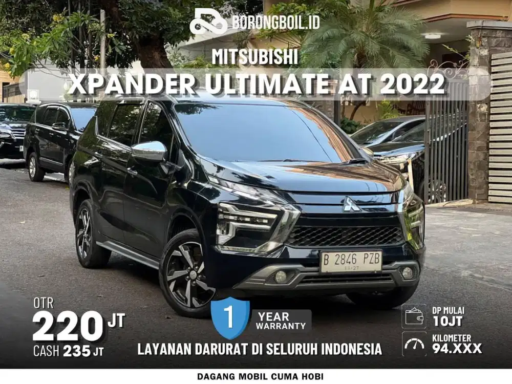 TERMURAH MITSUBISHI XPANDER CROSS ULTIMATE 1.5 AT 2022 HITAM FULLSET