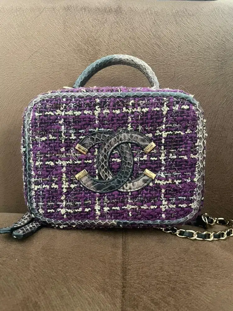 Chanel Vanity Snake Skin