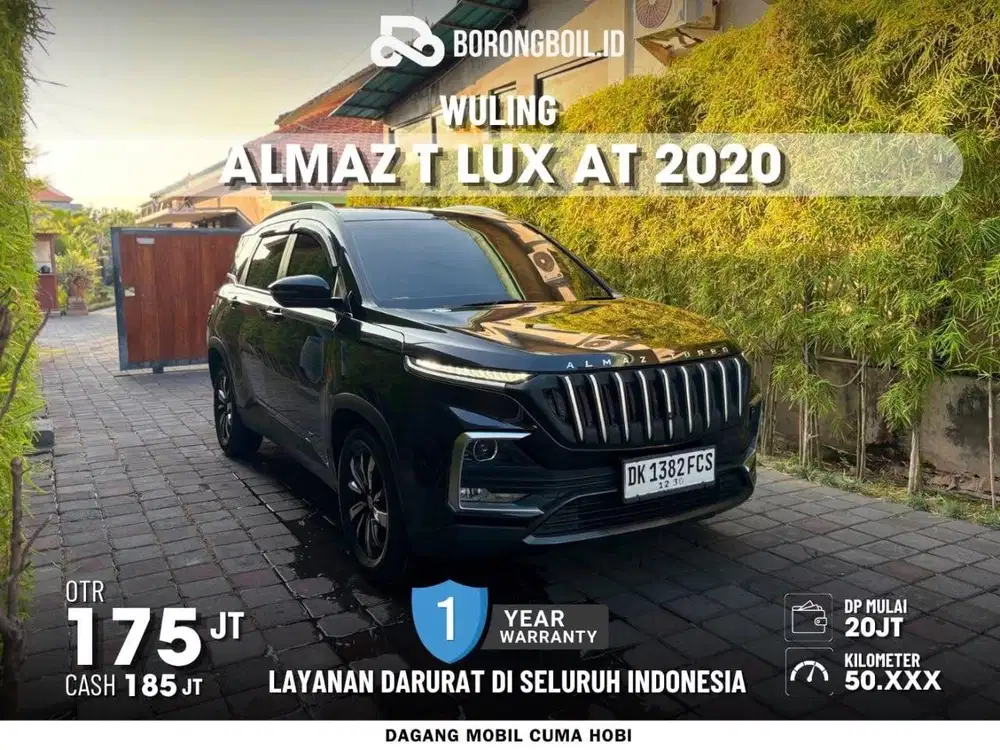 WULING ALMAZ EXCLUSIVE TURBO 1.5 7SEATER PANORAMIC SUNROOF 2020 MULUS