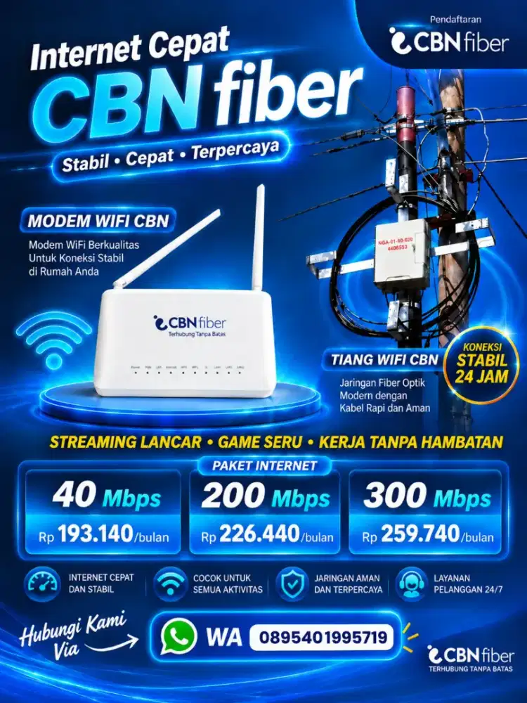 iklan wifi cbn paket 40mbps - 300mbps