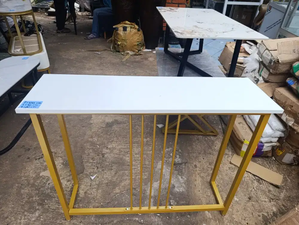 Jual meja minimalis baru, Rangka besi, Lok Pamulang barat Tangsel
