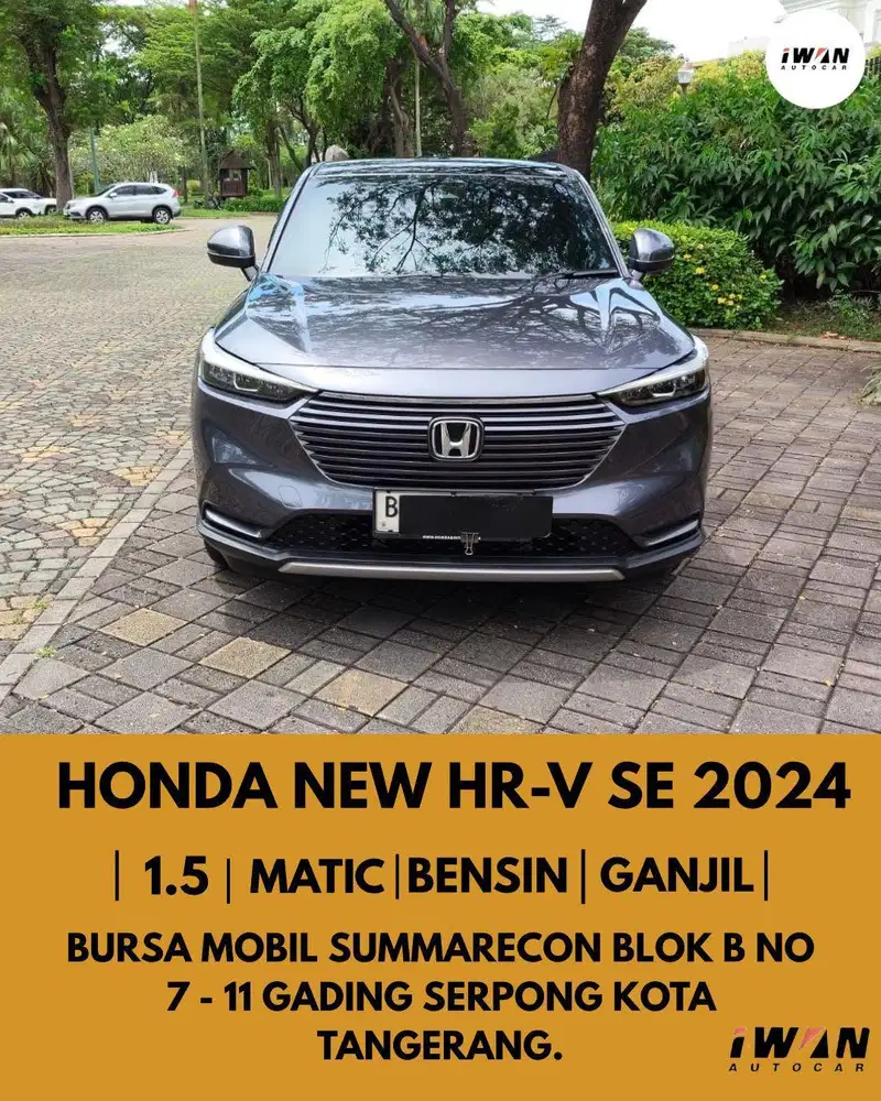 2024 HONDA HRV NEW SE 1.5 BENSIN AT