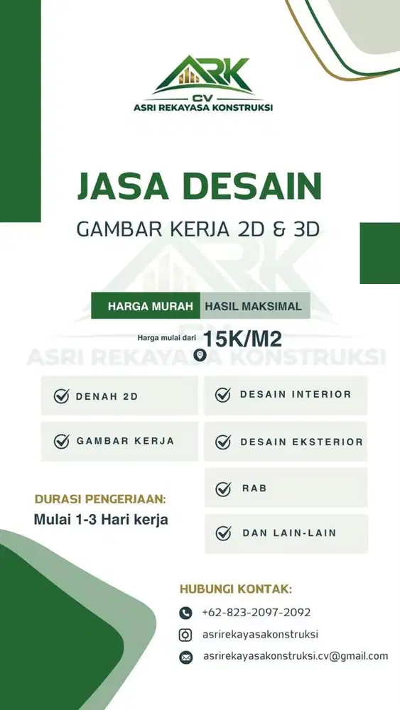 Jasa Desain Gambar Kerja 2D & 3D