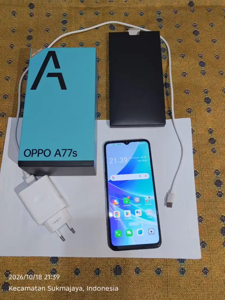 HP Oppo a77s bekas
