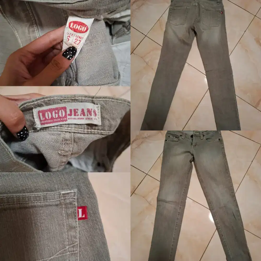PRELOVED LOGO JEANS