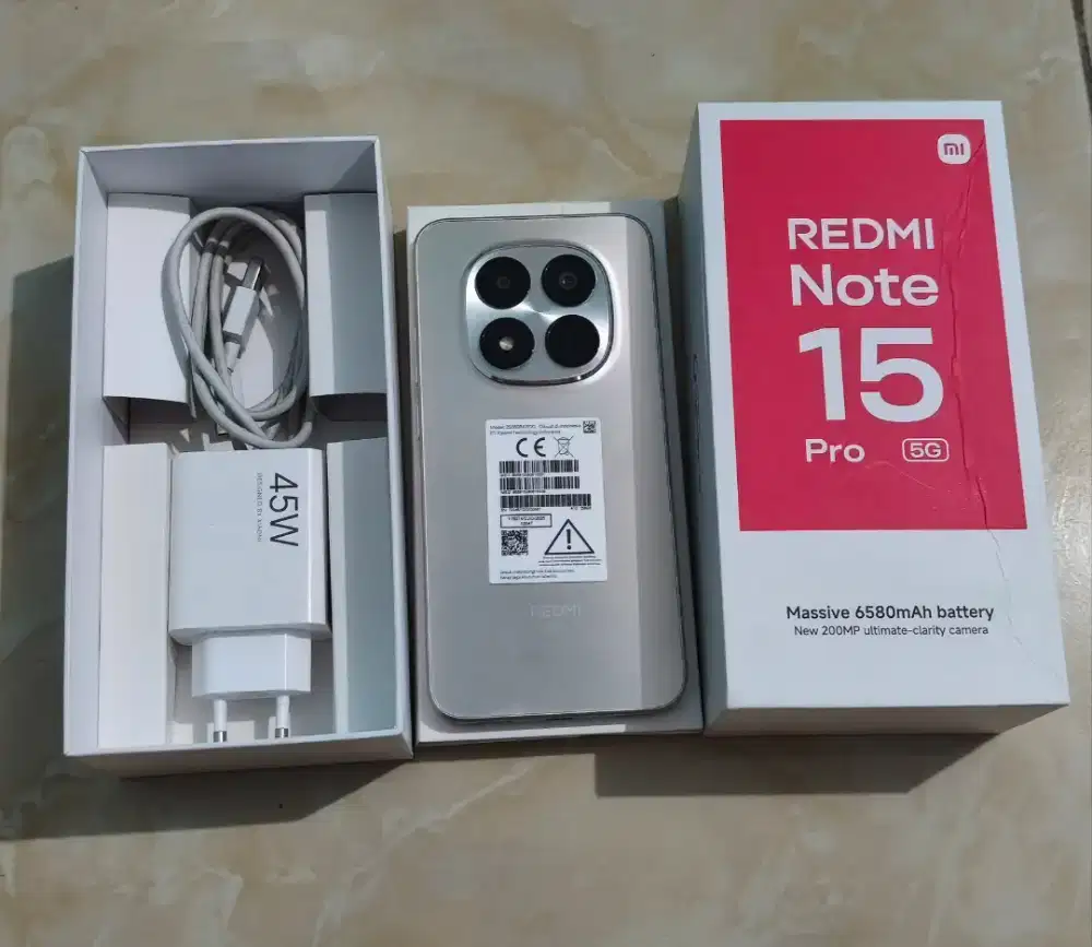 Redmi Note 15Pro 5G,Ram 12/512GB,Fullset Garansi mei 2027