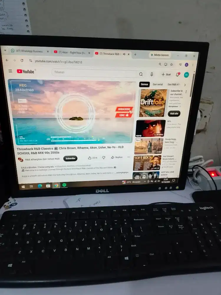 Komputer Desktop, full set (window 10),Ram 8g