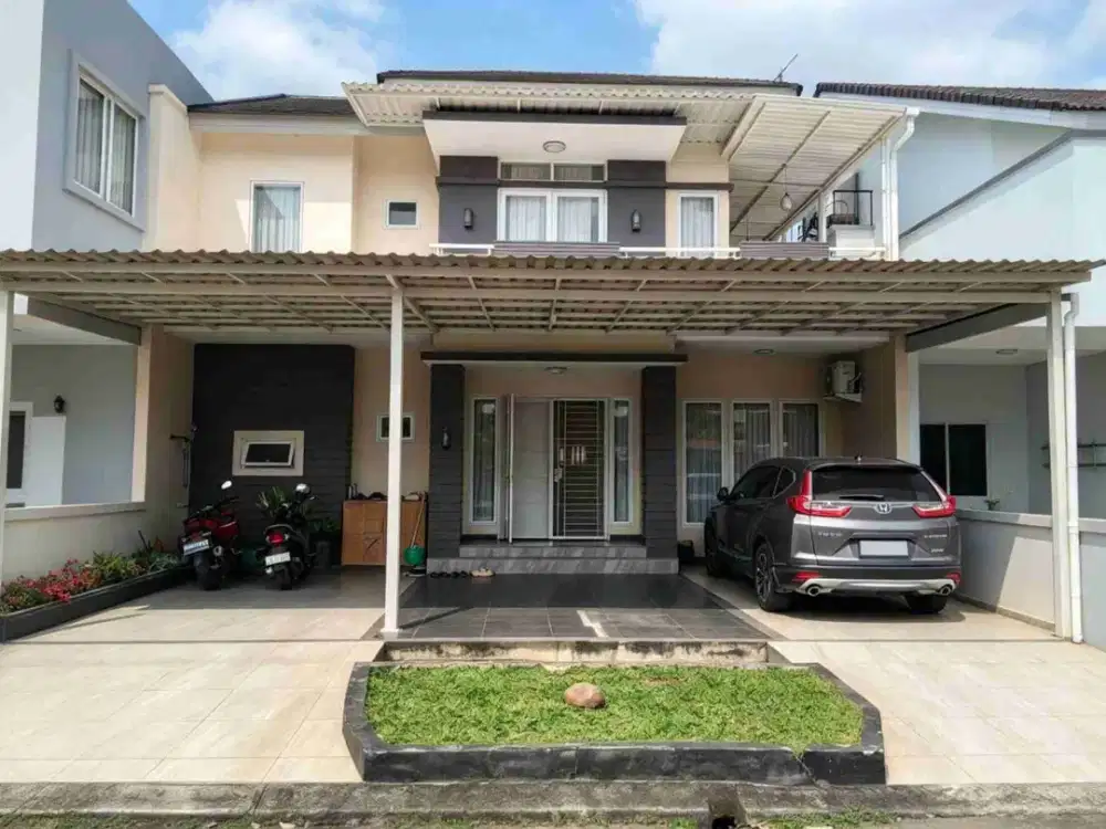 DIJUAL RUMAH CLUSTER HELICONIA HARAPAN INDAH BEKASI – LT 200 M², LB 300 M², 4 KT, SHM