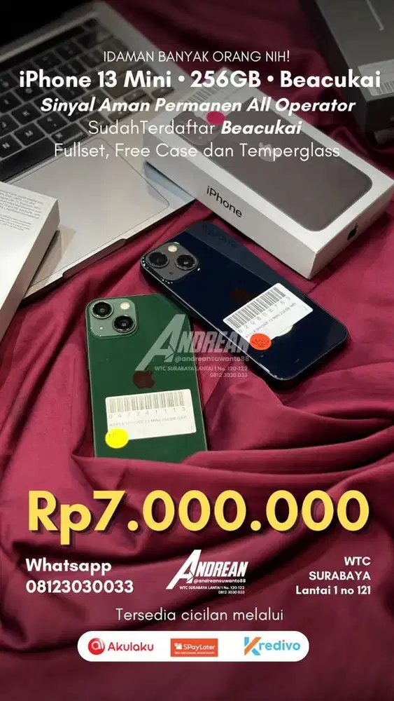 Second Iphone 13 Mini 256gb Beacukai