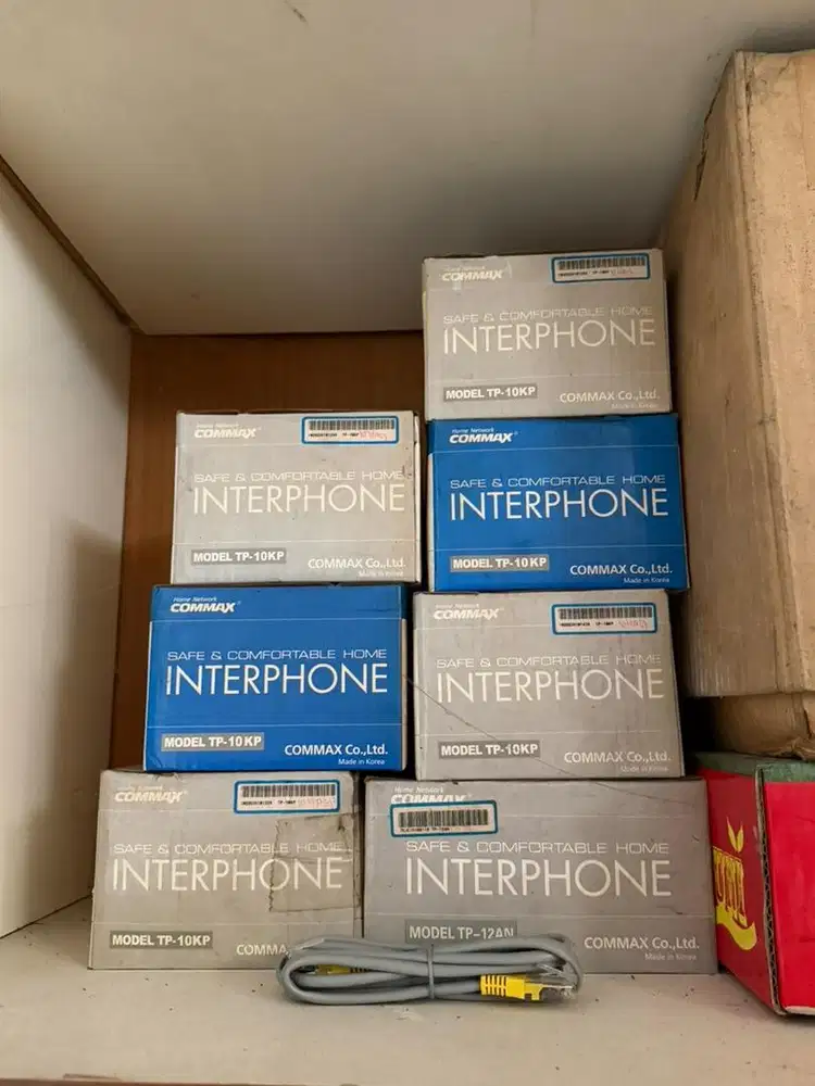 Commax Interphone 7box ambil semua