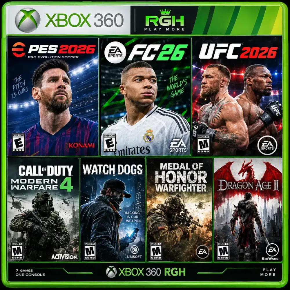 HDD 500 GB FULL GAMES XBOX 360 RGH