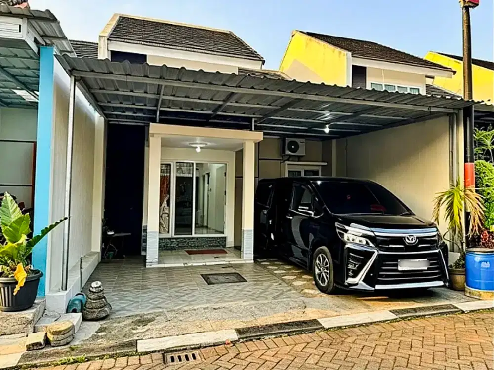 Rumah siap huni 1 lantai dalam cluster pudak payung