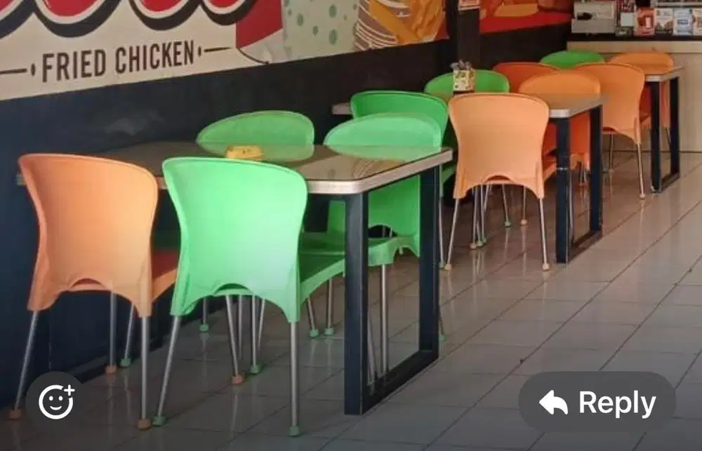 Dijual meja kursi cafe