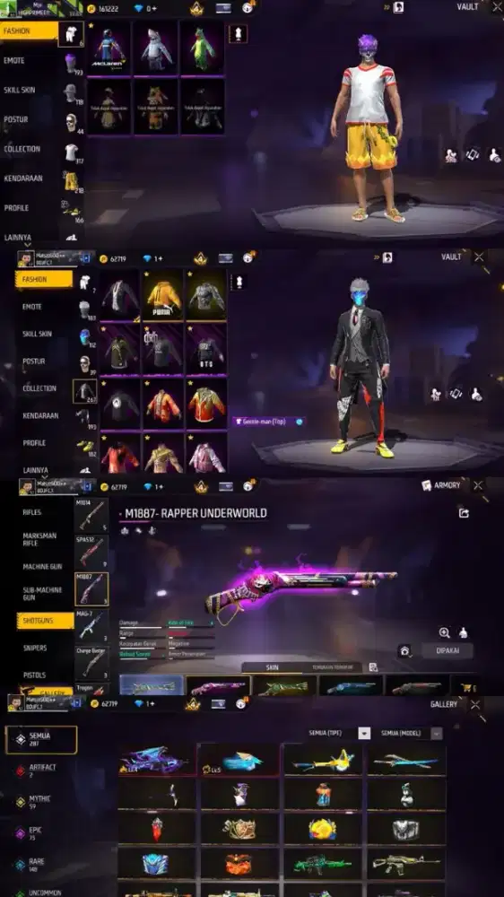 JUAL AKUN EPEP SG DUA RASA PRIME LEVEL 4