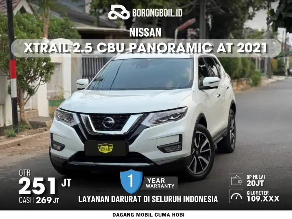 TERMURAH || XTrail 2.5 CBU Panoramic AT tahun 2021