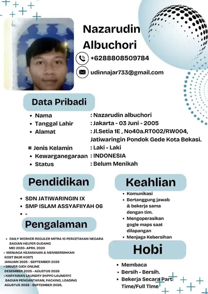 MENCARI PEKERJAAN APA SAJA.
