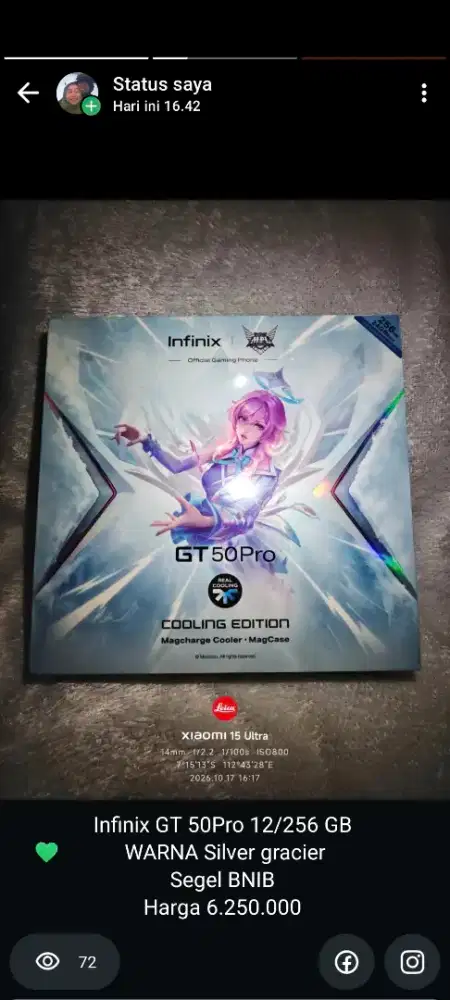 INFINIX HOT 50 Pro ram 12/256 segel BNIB bukan repack/cicilan