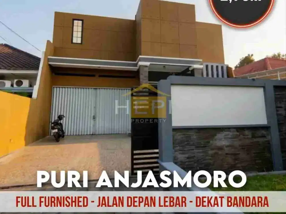 Rumah Minimalis Masih Kinclong Puri Anjasmoro Dijual Full Furnish