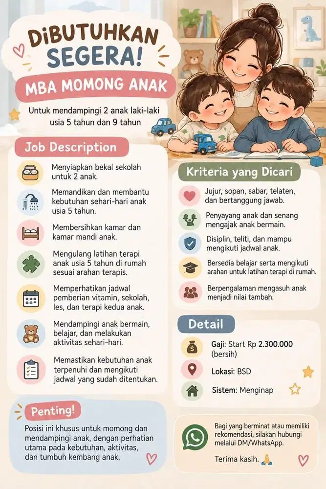 Art Khusus Momong
