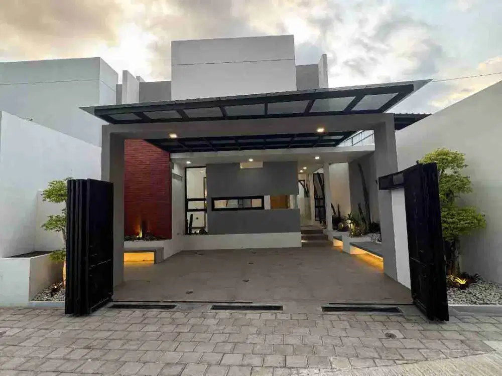 Rumah Industrial Modern Di Sleman