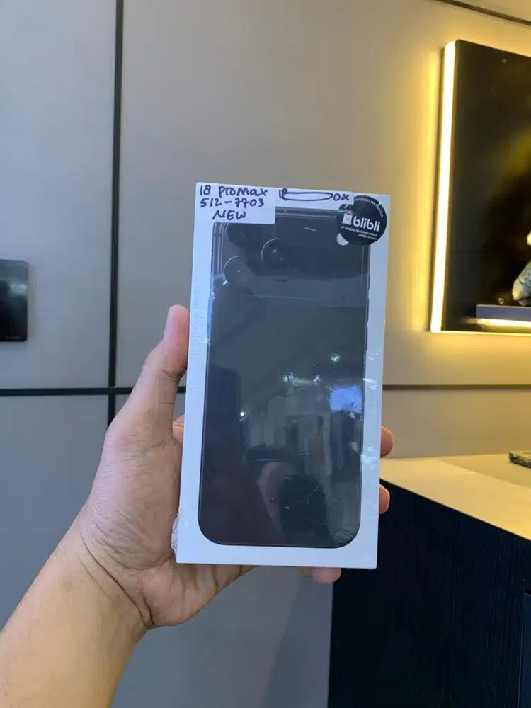 Iphone 18 Promax 512 Gb Black New Resmi ibox