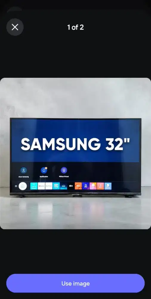 TV Samsung Smart 32 inci - masih mulus normal