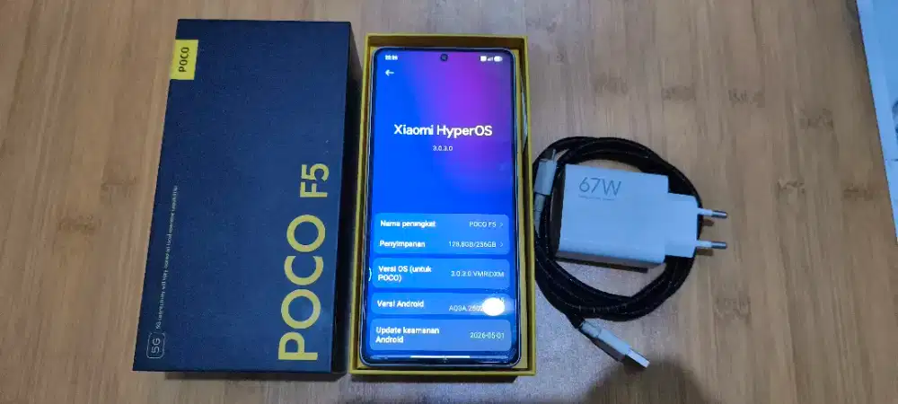 Xiaomi Poco F5 5G - RAM 12/256GB FULLSET ORIGINAL