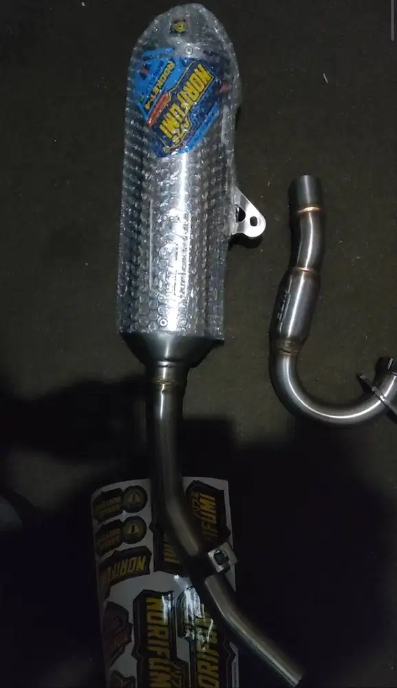 knalpot norifumi rocket 4 bore up klx 150
