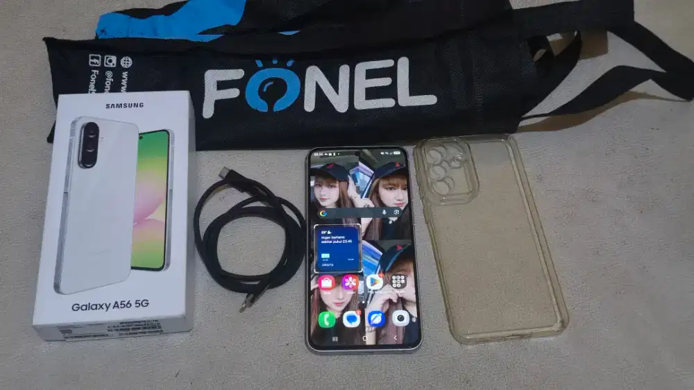 Samsung Galaxy A56 5G ORI RAM 8+8/256GB Putih Lengkap Garansi Sep 2027