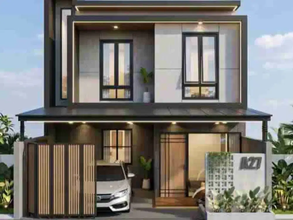 rumah cantik progress bangun lokasi bagus di jl danau maninjau sawojajar dekat sulfat. lingkungan bagus dan rumah berkualitas
