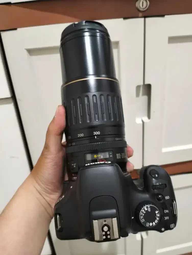 Canon 550d lensa tele 100-300mm normal