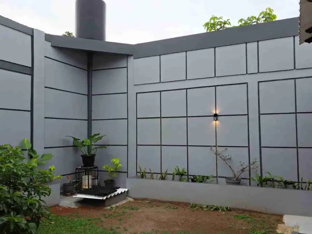 Djual rumah kondisi bagus n tanah lt460m harga 2.2m tipis murah lokasi kalimulya depok