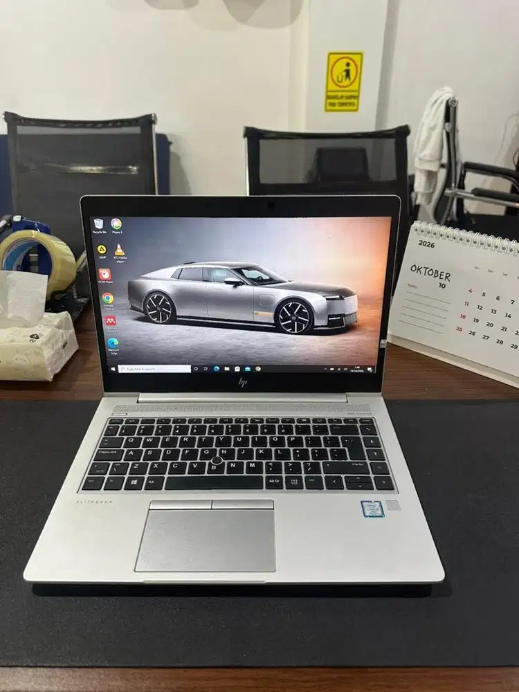 Laptop hp elitebook core i5 gen 8 ram 8gb ssd 256gb
