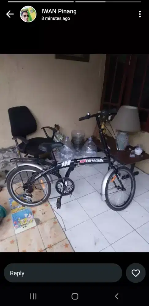 Sepeda lipat ace airwalk
