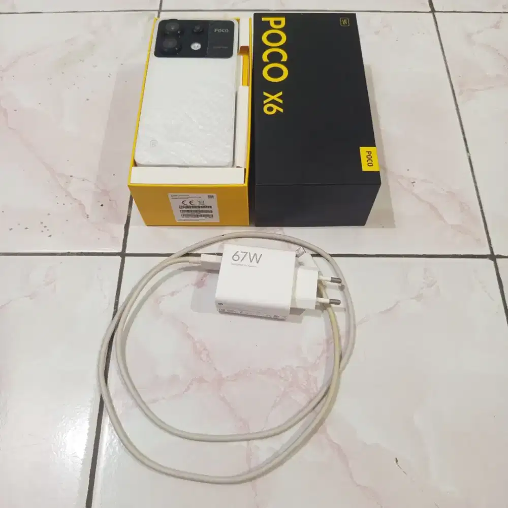 Hp Android Poco X6 5G 12/256 Fullset Ori