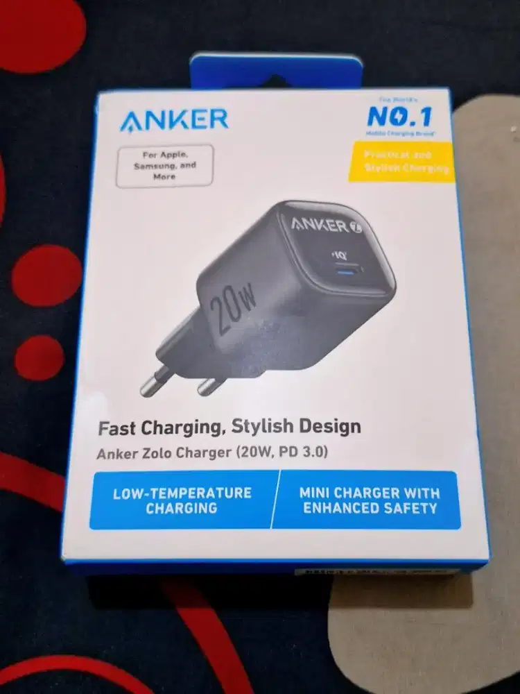 ANKER ZOLO GaN 20w kepala charger