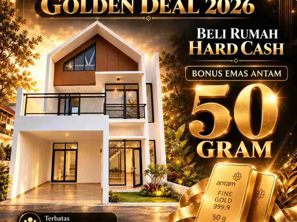 Rumah Dijual Baru Siap Bangun Strategis Cipamokolan Bandung dekat Sumarecon