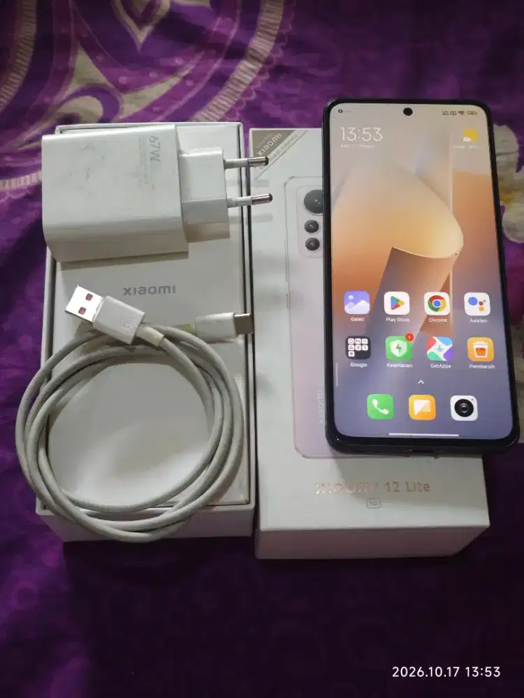 Xiaomi 12 lite 8/256 Fullset resmi