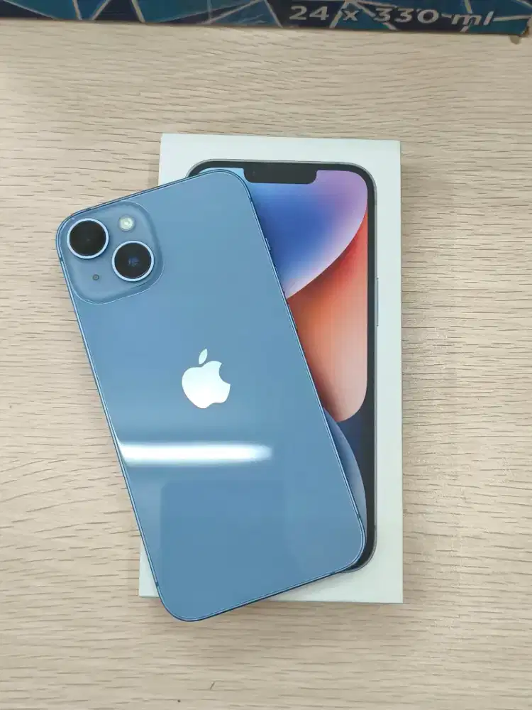 iPhone 14 128GB Blue Resmi Cukai Fullset Original