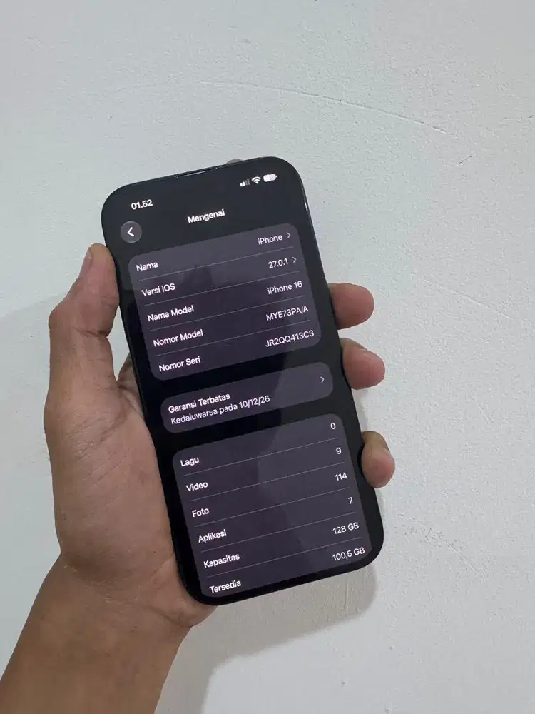 Iphone 16 128gb ex ibox