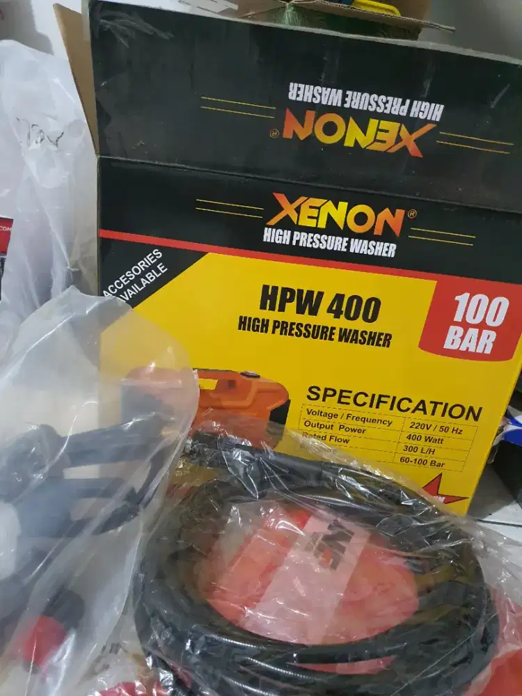 Jet cleaner xenon HPW 400 mesin cuci motor dan mobil