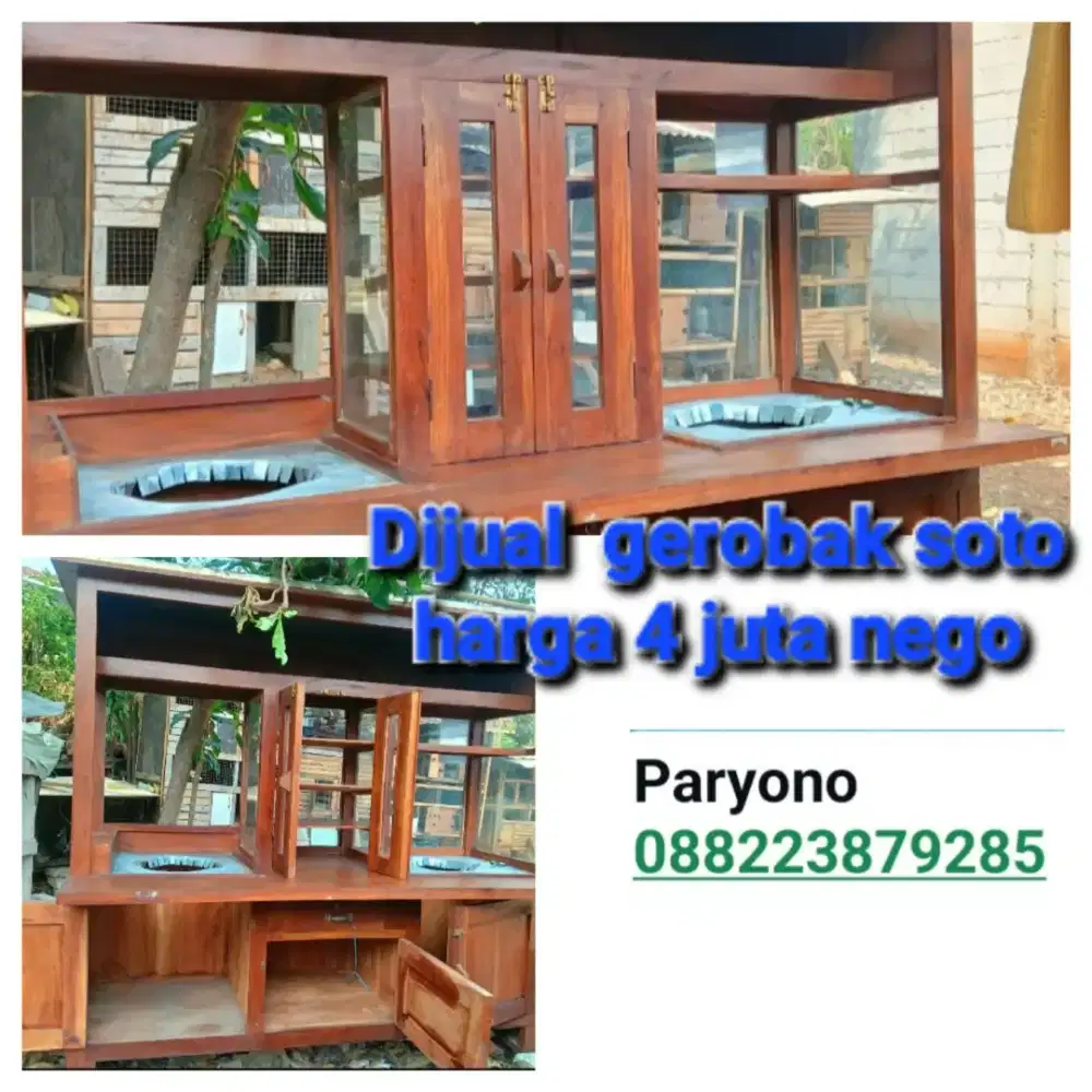 Di jual cepat grobak soto Lamongan
